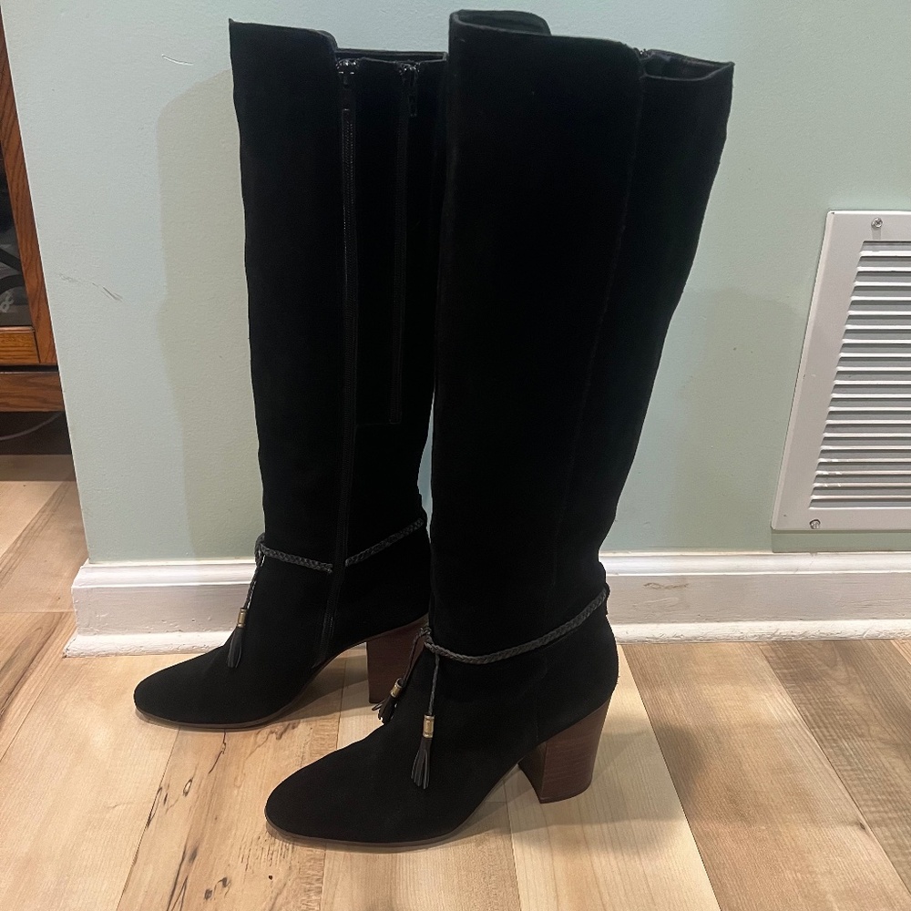 Aerosoles Chic Black Heeled Women's Boots